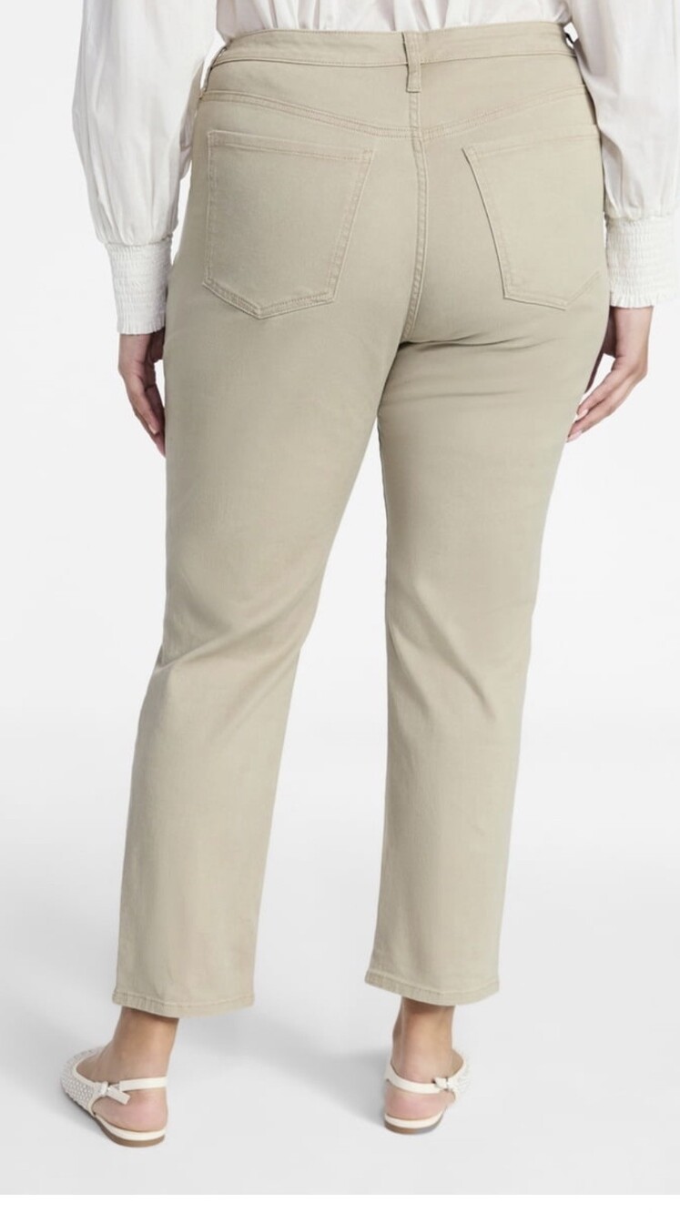 Terra & Sky Solid Carpenter Pants Plus Size 24W Button Zip Flat Front